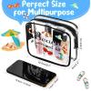 Travel Toiletry Bag Clear Large Capacity Dustproof Storage view 4