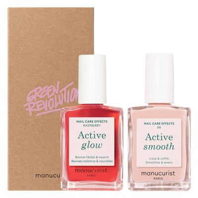 Manucurist Active Icons Duo Smooth 00 & Glow Raspberry Set