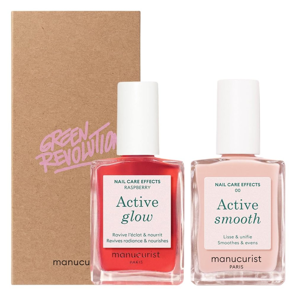 Manucurist Active Icons Duo Smooth 00 & Glow Raspberry Set
