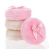 4 Pcs Body Powder Puffs, 3.2 Inch Fluffy Powder Puff for Face & Body, Washable Dusting Soft Makeup Puffs for Wet Dry Makeup view 1