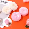 4 Pcs Body Powder Puffs, 3.2 Inch Fluffy Powder Puff for Face & Body, Washable Dusting Soft Makeup Puffs for Wet Dry Makeup view 4