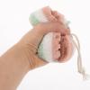 OSOLADY 4pcs Exfoliating Shower Sponge Net for Dead Skin Removal, Bath Scrubber Body Sponge with Korean Exfoliating Cloth, Back Scrubber for Men and Women Home Bath Use view 4