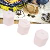 Sunisfa Travel Plastic Wide Mouth Jars, 3pcs Roseate Leak Proof Magnetic Body Wash Lotion Containers for Shower Gels, Facial Cleansers, Makeup Products, Ideal for Impromptu Trips view 4