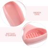 BIUDECO Womens Facial Hair Shaver Painless Hair Removal Device for Arms Legs Upper Lip Portable Pink Personal Grooming Tool for Female Daily Use view 2