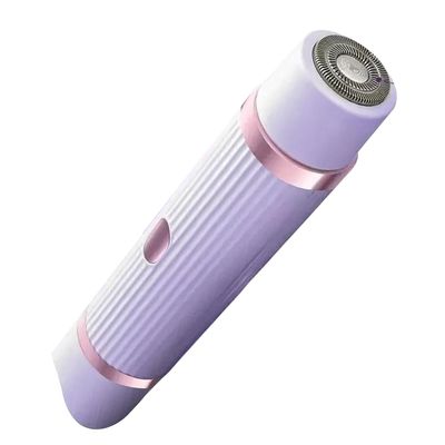 Dual-Head Electric Hair Removal Trimmer 2 in 1 Electric Lady Shaver, Dual Head Bikini Trimmer for Women Shaver, Comfort Electric Shaver for Underarm Leg Arm Body Face Hair