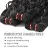 Burmese Curly Bundles Human Hair 3 Bundles Wet and Wavy Quick Weave for Women Water Wave with Spiral Curly End Hair Extensions Natural Black Burmese Curly Bundles 14 16 18 Inch view 2