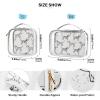 ALAZA Dalmatian Dog White Toiletry Bag Travel Makeup Organizer Cosmetic Bags Clear Pouch Waterproof with Handle for Men Women view 4