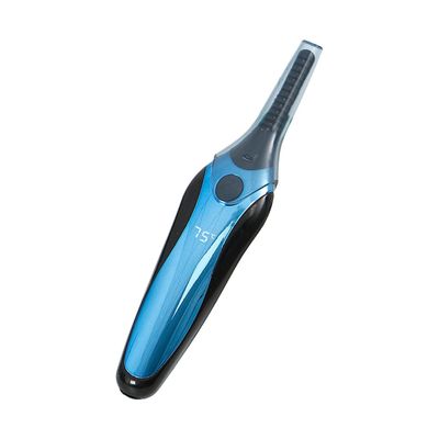 NUOBESTY Electric Heated Eyelash Curler for Women, Blue Rechargeable Lash Curler Makeup Tool with Clip Design, Portable Eyelash Curling for Daily Beauty Routine