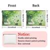 Cute Gnome Makeup Bag, Green Shamrock Design Cosmetic Travel Pouch for Women, Portable Canvas Zipper Organizer, Spring Skincare Toiletry Bag 7x9 Inch view 4