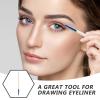 DECORNIJIA Eyeliner Detailing Brush and Eyeshadow Smudge Brush, Ultra-fine Synthetic Makeup Tool for Precise Eye Liner Drawing and Blending, Suitable for Professional and Personal Eye Makeup view 3