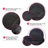mP3kF7wS Women Wig 100% Humain Hair Kinky Curly Wigs for Women Glueless Water Wave Bob Wig with Bangs(30inches) view 2