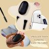 10 Pcs Travel Makeup Brush Set, Mini Travel Size Makeup Brushes for Purse Touch-Ups on the Go, (Black) view 4