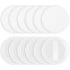 12Pcs Makeup Puff, Shimmeroo Mini Round Velvet Make Up Puff, Press Setting Make Up Puffs with Ribbon for Powder Loose, Pressed Powderface view 1