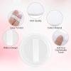12Pcs Makeup Puff, Shimmeroo Mini Round Velvet Make Up Puff, Press Setting Make Up Puffs with Ribbon for Powder Loose, Pressed Powderface view 3