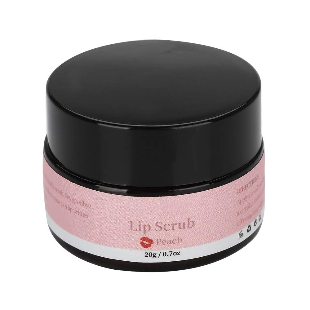 Dioche 20g Lip Exfoliator Scrub Nourishing Lipstick Remover Cuticles Treatment Cream For Dry Chapped Lips With Shea Sucrose Jojoba Oil 1 Bottle