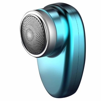 Dioche Portable Handheld Electric Groomer Rechargeable Dual Head Beard Trimmer Travel Friendly ABS Material (Blue)