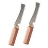 TEHAUX 2pcs Stainless Steel Folding Mustache Comb and Portable Mini Beard Brush for Men, Fine Teeth Grooming Tool for Travel and Beard Care view 1