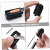 Baluue 2pcs Makeup Pencil Sharpener for Eyeliner and Lip Liner, Compact Cosmetic Sharpener with Dual Slots, Suitable for Womens Eyebrow and Eye Makeup Accessories view 3