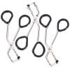 Eyelash Curler with Silicone Strip Iron, 3 Sets Silver Makeup Tool view 1