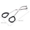 Eyelash Curler with Silicone Strip Iron, 3 Sets Silver Makeup Tool view 2