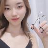Eyelash Curler with Silicone Strip Iron, 3 Sets Silver Makeup Tool view 3