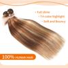 4/27/613 Highlight Blonde Straight Bundles Human Hair,100 Real Human Hair view 2