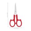 Alipis 2 Pcs Stainless Steel Curved and Straight Eyebrow Scissors Set Facial Hair Trimmer Beauty Tool for Women Professional Brow and Eyelash Grooming view 2