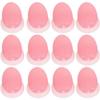 HAPINARY Silicone Lip Brush Sleeve 12pcs Anti-loss Makeup Cosmetic Brush Guards Semi- Red Protective Covers with Suction Cup for Lip Makeup Storage view 1