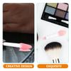 HAPINARY Silicone Lip Brush Sleeve 12pcs Anti-loss Makeup Cosmetic Brush Guards Semi- Red Protective Covers with Suction Cup for Lip Makeup Storage view 3