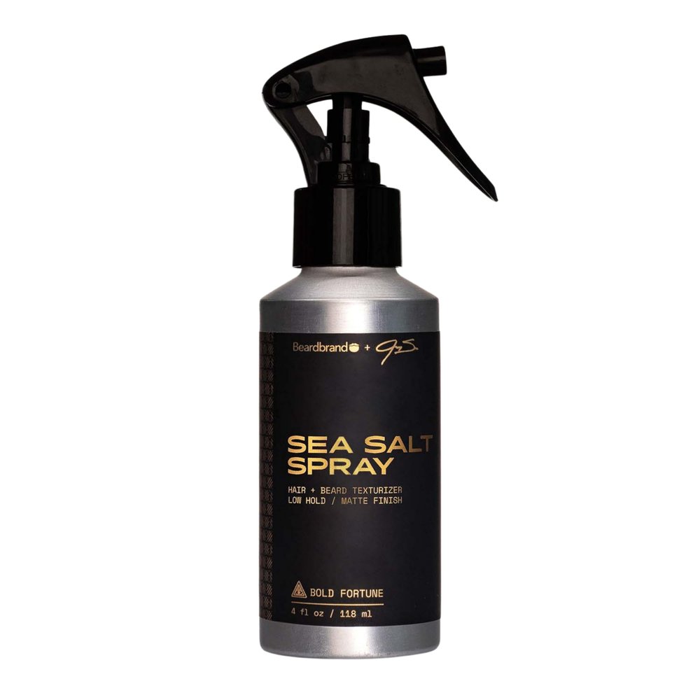 Beardbrand Sea Salt Spray for Men Texturizing Hair Mist with Bold Fortune Scent | Adds Volume & Natural Matte Finish | Beach Waves, Lightweight Hold 3.4 oz