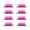 BEBEMOKO 10pcs Pink Foot Care Replacement Roller Heads for Electric Foot File Callus Remover Dead Skin Exfoliator Accessories for Pedicure Use view 1