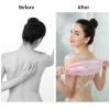 3 Pcs Exfoliating Back Scrubber for Shower, Double-Sided Shower Towel with Handles Extended Length Stretchable Exfoliating Body Scrub Washcloth for Women Men view 4