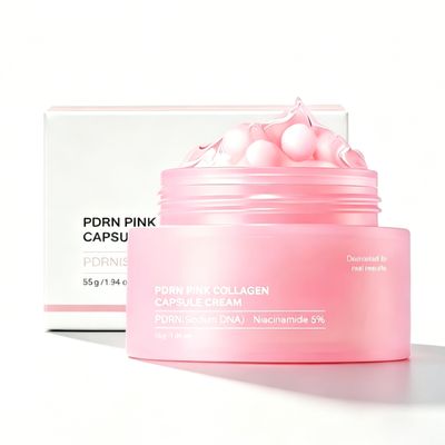 Bukamkom Hydrating Gel Capsule Cream - Lightweight Moisturizer with Salmon DNA Extract, 1.94oz