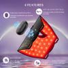 LED Light Therapy Mask Skin Care Mask,Cordless LED Face Mask face, LED Red 6305nm & NIR 830nm Wavelength for Home Use-BLACK view 2