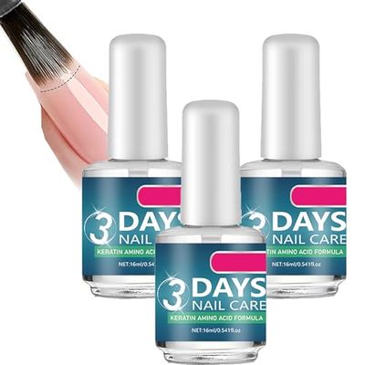 3 Days Nail Care - Keratin Amino Acid Formula for Strengthening & Hydration, 3 Days Nail Care Oil with Keratin (3)