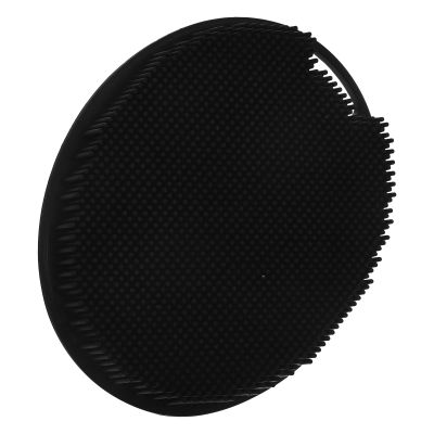 DECORNIJIA Silicone Face Cleansing Brush Manual Facial Wash Brush Black Exfoliator Scrubber for Deep Cleaning and Blackhead Removal Suitable for Daily Skincare