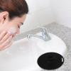 DECORNIJIA Silicone Face Cleansing Brush Manual Facial Wash Brush Black Exfoliator Scrubber for Deep Cleaning and Blackhead Removal Suitable for Daily Skincare view 3