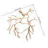 HAMPPLIES 10 Pcs Metal Twig Hairpin Charm Set Romantic Wedding Hair Accessories for Women Bridal Hair Clips view 2