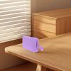 BESPORTBLE Silicone Makeup Travel Bag Purple Zipper Pouch Waterproof Portable Small Cosmetic Organizer for Toiletries and Passport Storage view 4