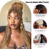 Afro Kinkys Bulk Human Hair for Twist 1 Pack 50 Gram Human Braiding Hair Dreadlocks Extensions Repair Locs (27#, 20inch) view 2
