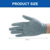 3 Pairs Cotton Gloves for Dry Hands Sleeping, Soft Sleep Gloves for Eczema, Moisturizing Overnight, SPA, Serving Costume, and Jewelry Inspection (Grey, 3 Pairs) view 2
