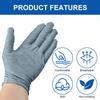 3 Pairs Cotton Gloves for Dry Hands Sleeping, Soft Sleep Gloves for Eczema, Moisturizing Overnight, SPA, Serving Costume, and Jewelry Inspection (Grey, 3 Pairs) view 4