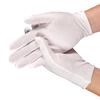 3 Pairs Cotton Gloves for Dry Hands Sleeping, Soft Sleep Gloves for Eczema, Moisturizing Overnight, SPA, Serving Costume, and Jewelry Inspection (White, 3 Pairs) view 1
