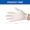 3 Pairs Cotton Gloves for Dry Hands Sleeping, Soft Sleep Gloves for Eczema, Moisturizing Overnight, SPA, Serving Costume, and Jewelry Inspection (White, 3 Pairs) view 2