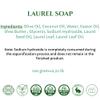 PARK & OZ Natural Laurel Soap Antioxidant Skin Cleanser & Pore Tightening Bar Leaves Hair Silky Soft & Nourished Deep Cleanse, Hydrates & Revitalizes with All-Natural Laurel Oil (Laurel 2) view 3