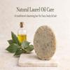 PARK & OZ Natural Laurel Soap Antioxidant Skin Cleanser & Pore Tightening Bar Leaves Hair Silky Soft & Nourished Deep Cleanse, Hydrates & Revitalizes with All-Natural Laurel Oil (Laurel 2) view 4
