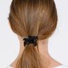 VICASKY Organza Hair Scrunchies 2pcs Large Elastic Hair Ties for Women Stretchy Ponytail Holders Bun Support Light Gold and Black Colors view 4
