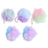 Cabilock 5pcs Large Bath Sponge Mesh Poufs for Adults, Soft Shower Scrubber Body Wash Pouf, Bathing Accessories for Women and Men Random Color view 1