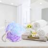Cabilock 5pcs Large Bath Sponge Mesh Poufs for Adults, Soft Shower Scrubber Body Wash Pouf, Bathing Accessories for Women and Men Random Color view 3