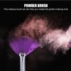 HAPINARY 16pcs Fan Makeup Brushes Set with Aluminum Ferrule and Wooden Handle, Loose Powder and Contouring Cosmetic Tools for Face Highlighting and Professional Makeup Application view 4